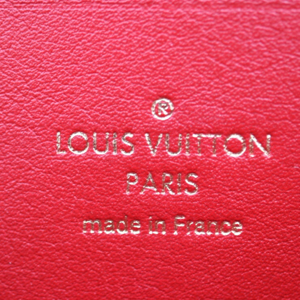 VUITTON Vuitton pink Pre-Owned leather Louis M54501 shoulder note red love chain hardware bag (Good) LOUIS gold