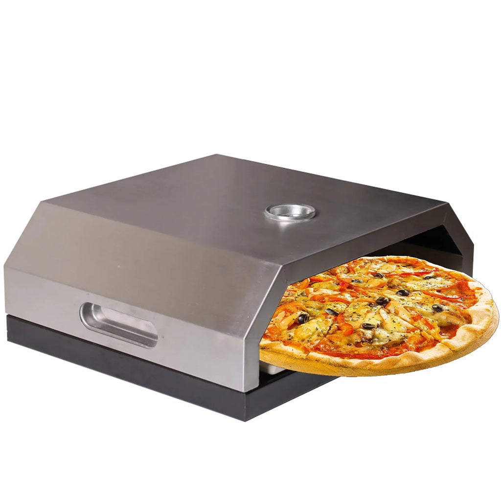 On Charcoal Oven, Portable Home-made BBQ Any Pizza & Gas Fits Grill Pizza Carry Grill, Handles, Pizza Oven, Easy Top Oven BBQ