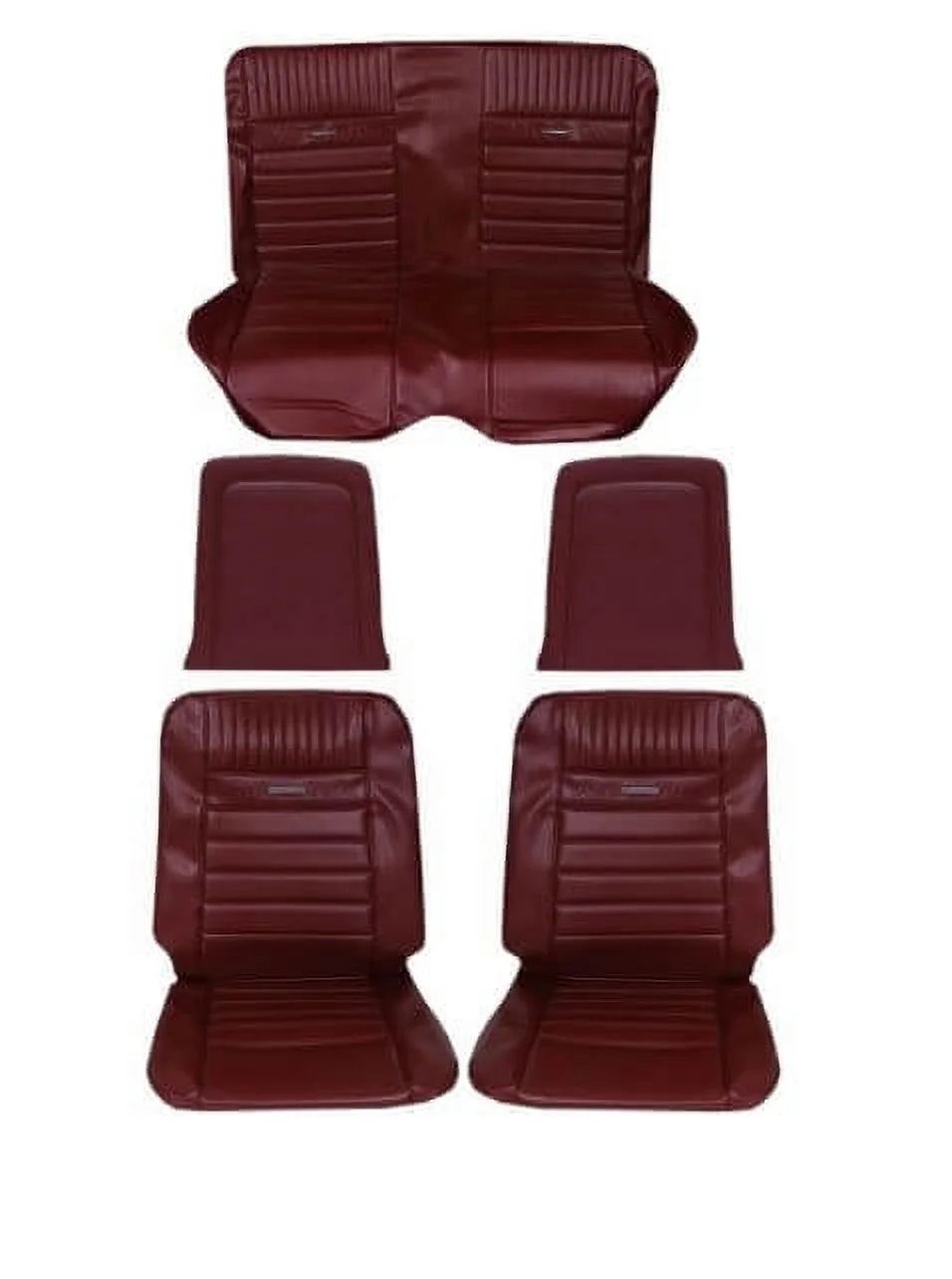 1966 Drake Dark Pony Scott 66CV-P-FULL-DR - Red Upholstery