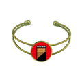 Bangle Human Wealth Open Retro Cuff Drama Bracelet Spiritual Jewelry