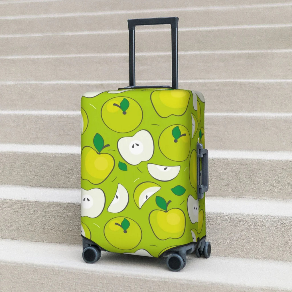 Suitcase Fashion Green Washable Protector Junzan Print Luggage Inch 18-32 Cover Apple Luggage Fits -