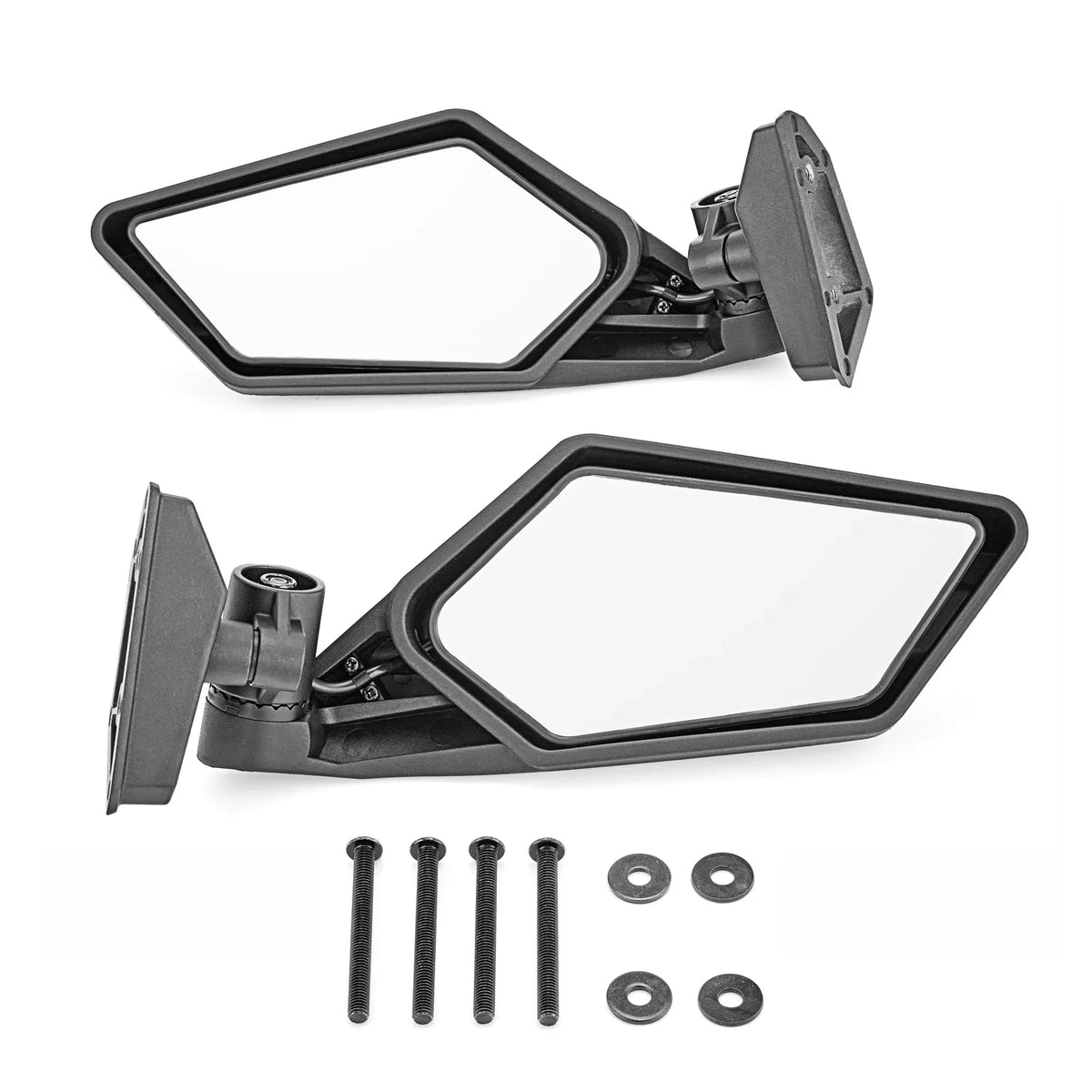 NEW 360° For Rear Maverick Mirrors RS Style - MAX Can-Am X3 Side | WEISEN Racing Turbo Adjustable 2017-2022 Upgrade View
