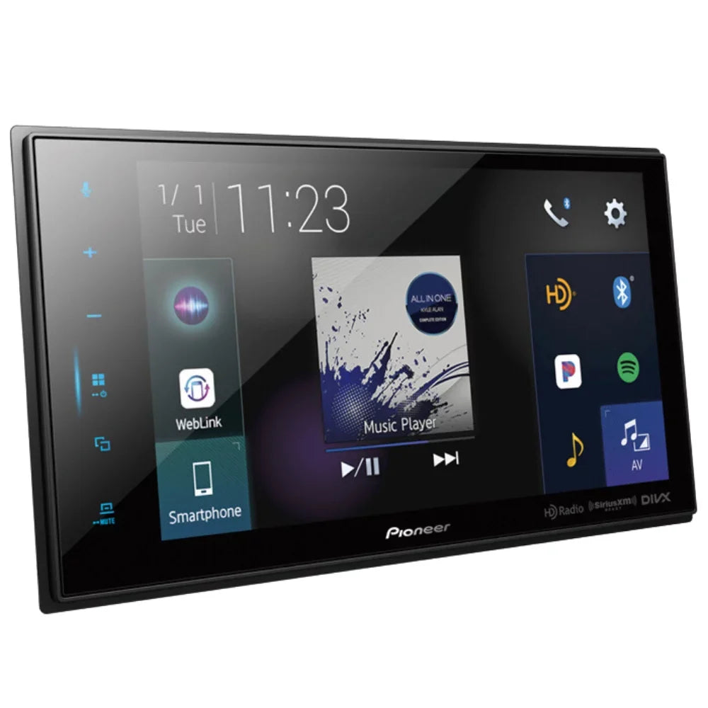 Plate 8" Digital DMH-C5500NEX Pioneer New Camera License Multimedia and Receiver