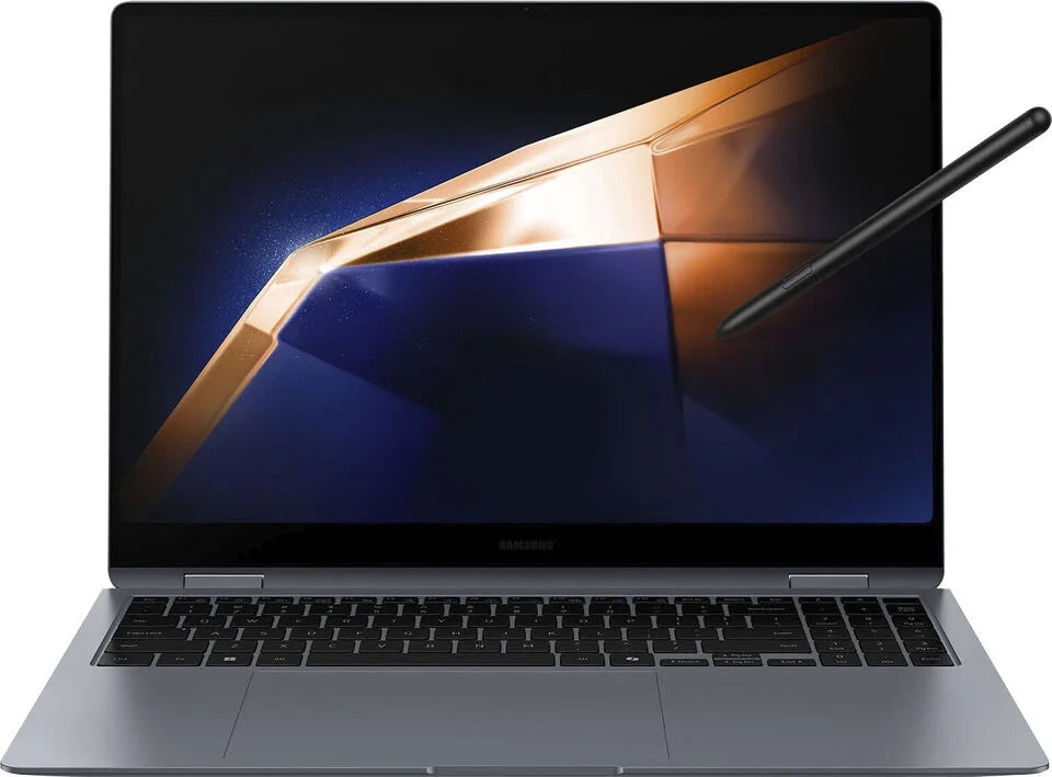 Gray AMOLED - Intel 16GB Moonstone 2-in1 Laptop Pro 16" Screen Galaxy Ultra - Book4 Memory SSD 1TB - 7 360 Core Touch Samsung - -