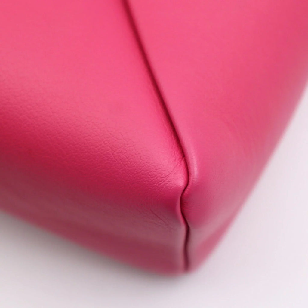 VUITTON Vuitton pink Pre-Owned leather Louis M54501 shoulder note red love chain hardware bag (Good) LOUIS gold