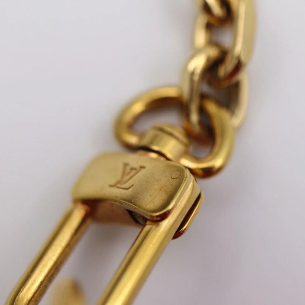 VUITTON Vuitton pink Pre-Owned leather Louis M54501 shoulder note red love chain hardware bag (Good) LOUIS gold