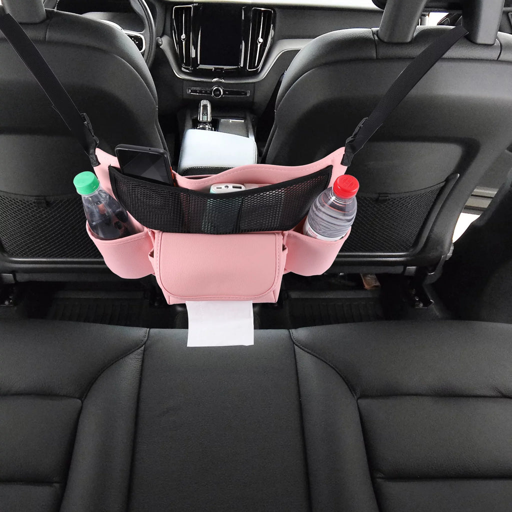 Pink Car Capacity Purse Organizer Multi Backseat 37x25cm Pockets Unique Large Seat Car for Bargains Storage