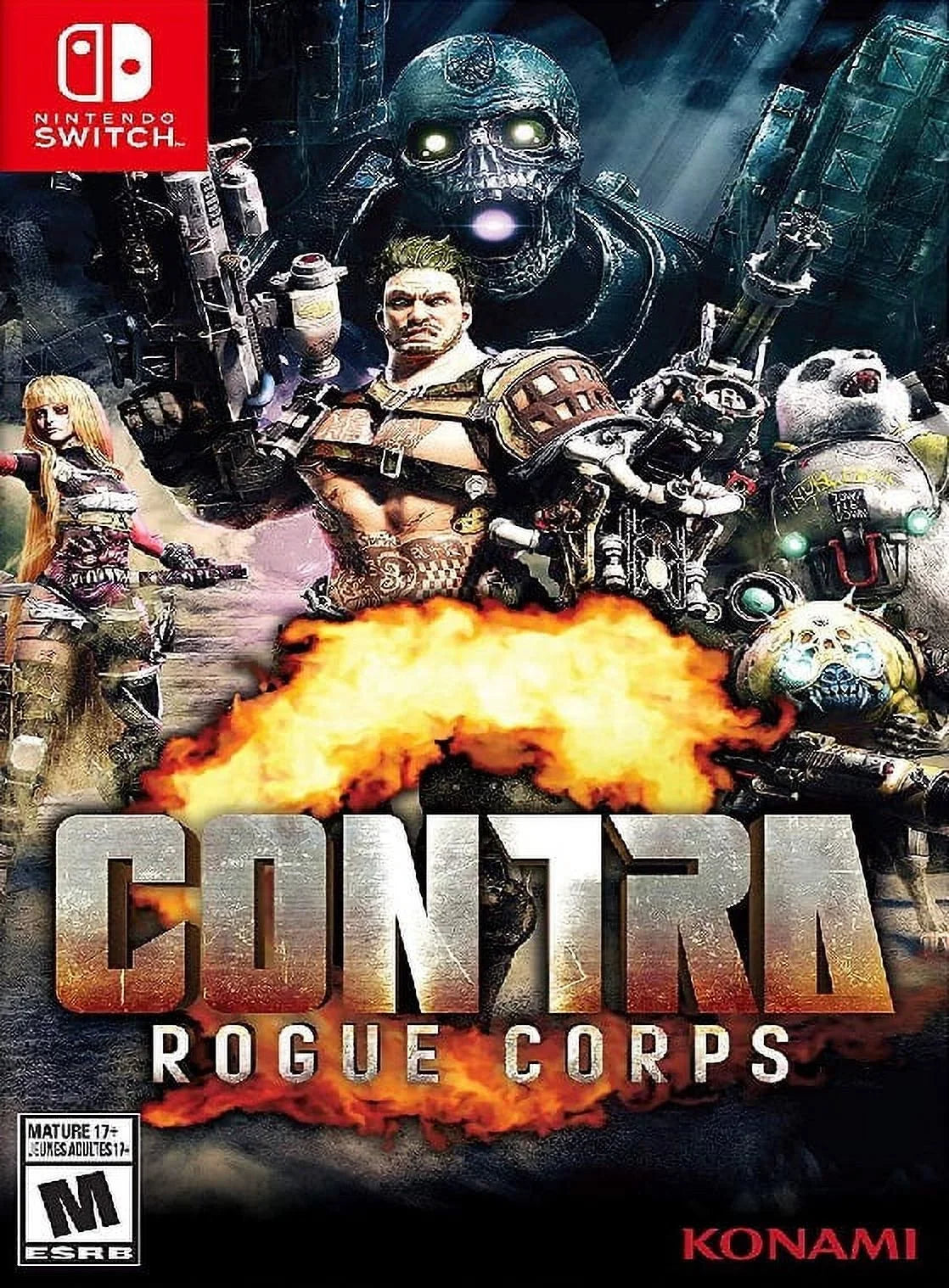 Game (Nintendo Contra: Shooter 2019) (Refurbished) Rogue Corps Restored Switch,