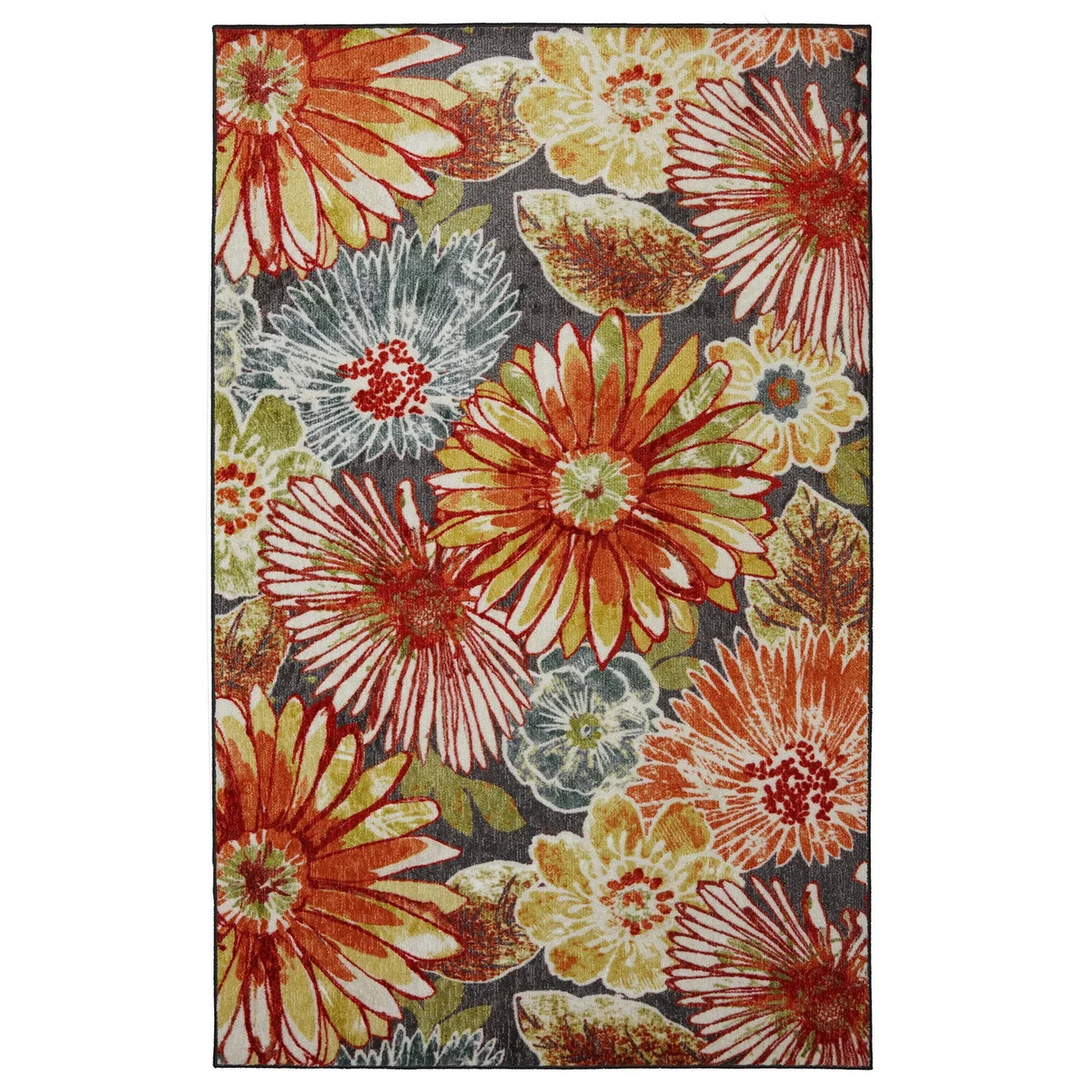 Rug, & New Grey Mohawk Home Wave Multi Printed 7'6"x10', Charm Area Orange