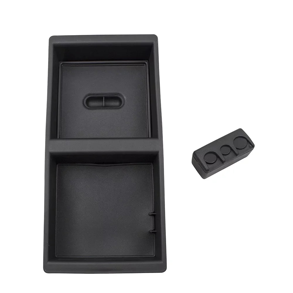 XL Coin with Tahoe Silverado/Sierra 22817343 Brock Front Console Insert & Holder 15-19 Suburban 10436137 w/ Yukon Organizer Center Compatible 14-19 Replacement