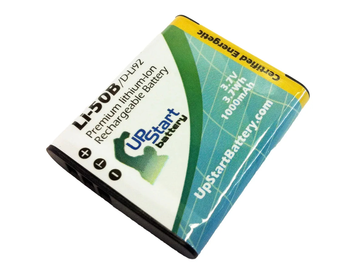 Pack 2x Olympus - for Camera Battery Replacement Lithium-Ion) Battery 3.7V, Battery Olympus LI-50B (1000mAh, TG-610 - Digital UpStart
