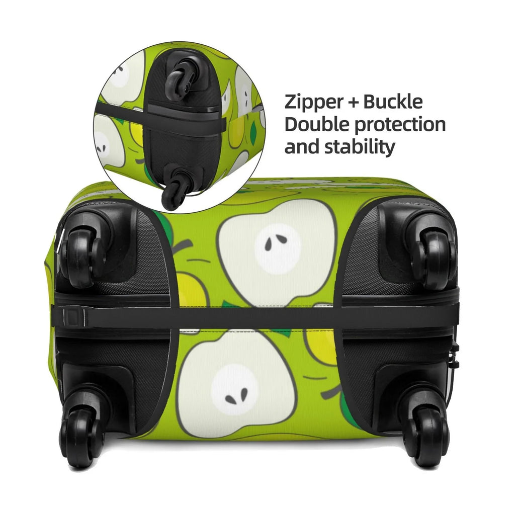 Suitcase Fashion Green Washable Protector Junzan Print Luggage Inch 18-32 Cover Apple Luggage Fits -