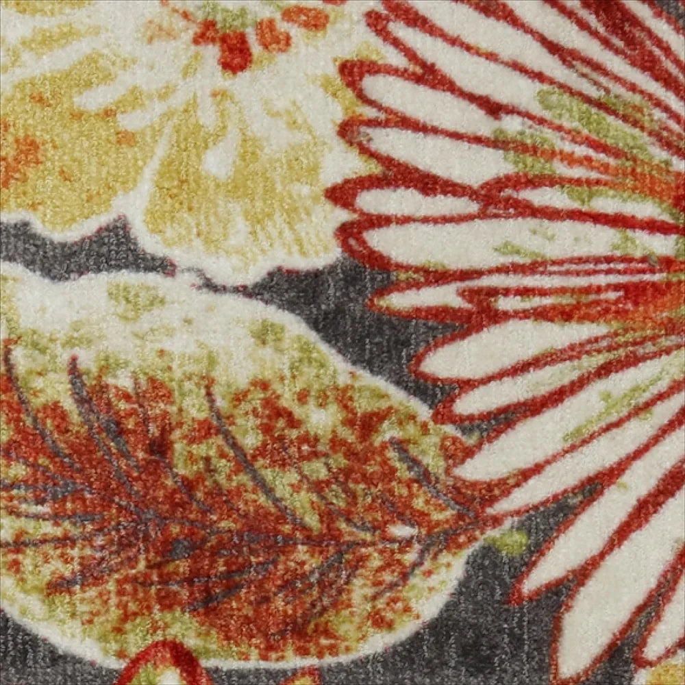 Rug, & New Grey Mohawk Home Wave Multi Printed 7'6"x10', Charm Area Orange