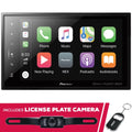 Plate 8" Digital DMH-C5500NEX Pioneer New Camera License Multimedia and Receiver