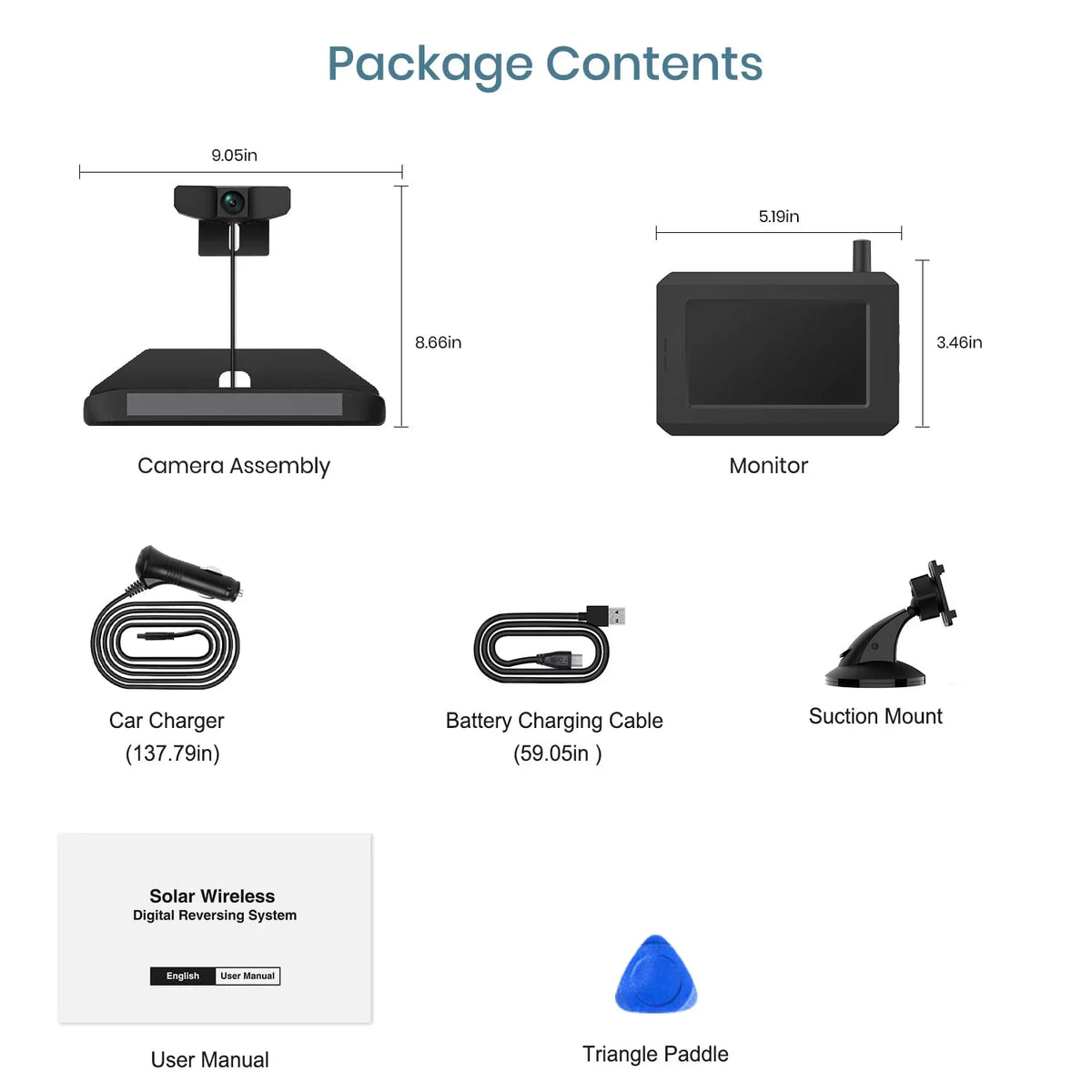 Systems, Plate View Backup Camera, Wireless Solar Trailer License BOSCAM Camera Back Rear Camera Car Up Wireless Vehicles Camera Digital Reverse for
