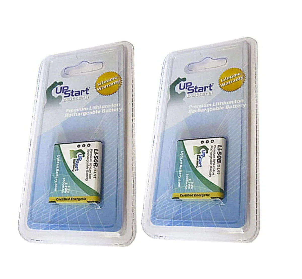Pack 2x Olympus - for Camera Battery Replacement Lithium-Ion) Battery 3.7V, Battery Olympus LI-50B (1000mAh, TG-610 - Digital UpStart