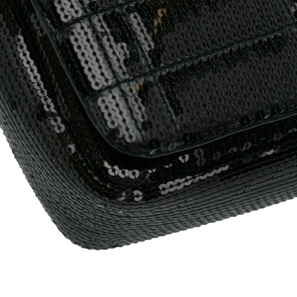 Bag Crossbody Sequin Burberry (Good) Calf Bag Leather Pre-Owned Black Unisex Authenticated Small Lola