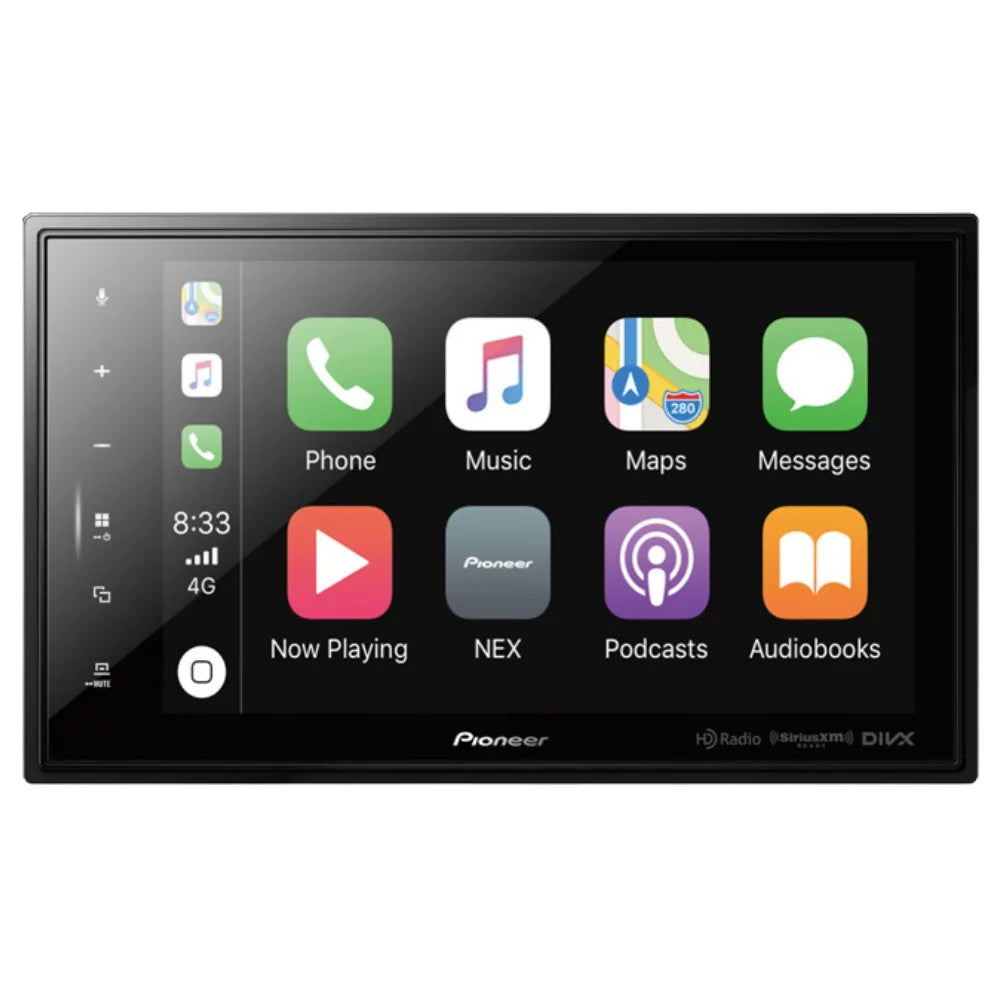 Plate 8" Digital DMH-C5500NEX Pioneer New Camera License Multimedia and Receiver