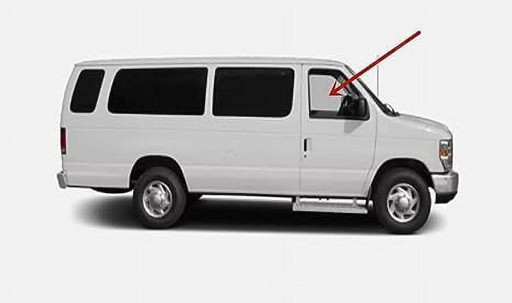 Passenger Van Front Ford 2015-2019 with Side Right Models Econoline Door Glass Compatible