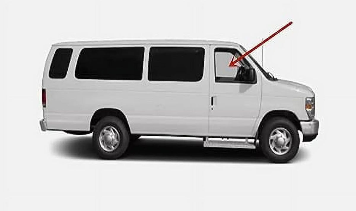 Passenger Van Front Ford 2015-2019 with Side Right Models Econoline Door Glass Compatible