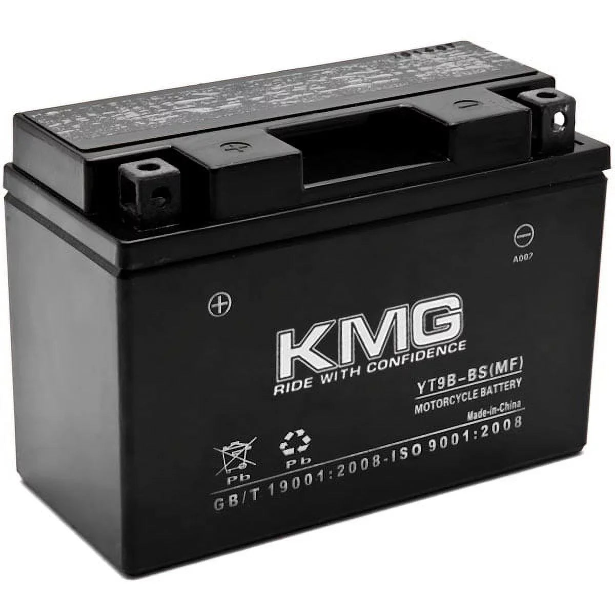 SMF Replacement Performance High Scooter Free Battery YT9B-BS ATV Sealed Watercraft Motorcycle OEM 12V KMG Maintenance Snowmobile Powersport