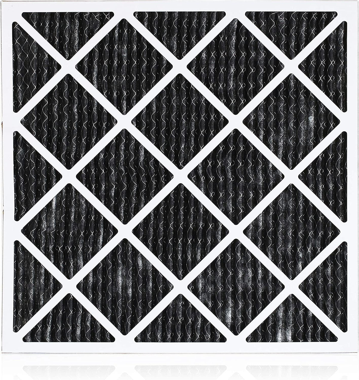 Filterbuy 16x20x1 Filters AC Carbon Furnace Odor MERV 8 (1-Pack) with Pleated Activated Air Eliminator HVAC
